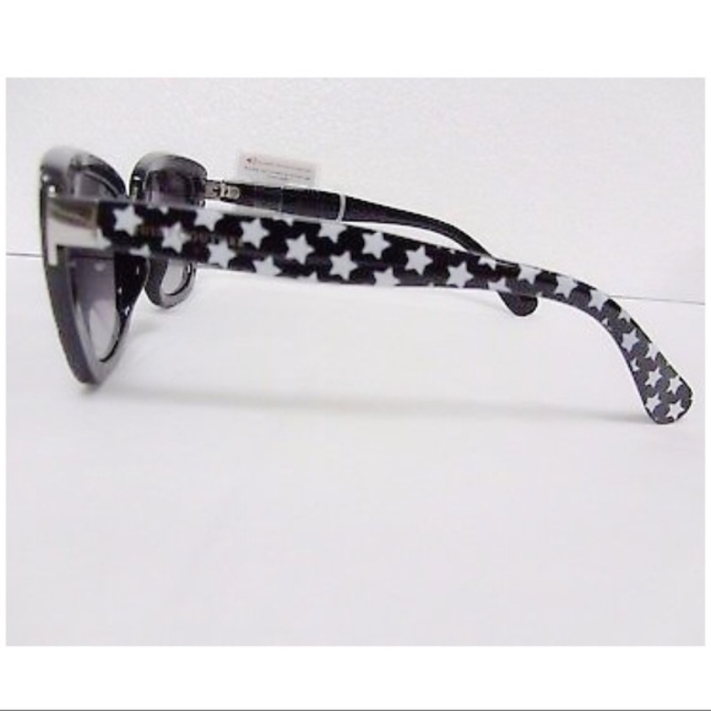 Juicy Couture Black & White Star Sunglasses NWT - Picture 3 of 5